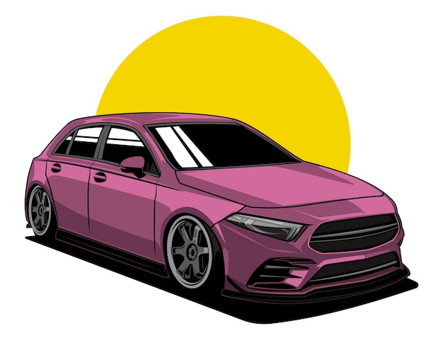 Illustration vector graphic of vehicle car design concept