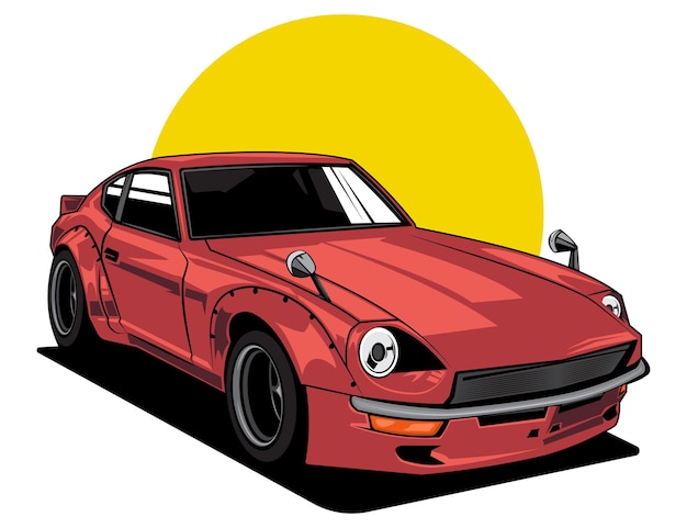 Illustration vector graphic of vehicle car design