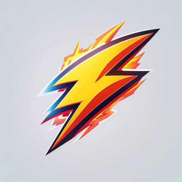 illustration vector Lightning and thunder