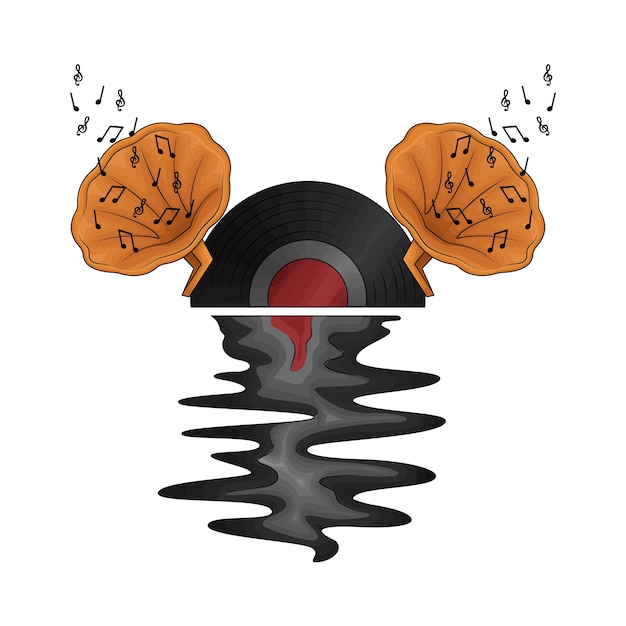 Illustration of vinyl