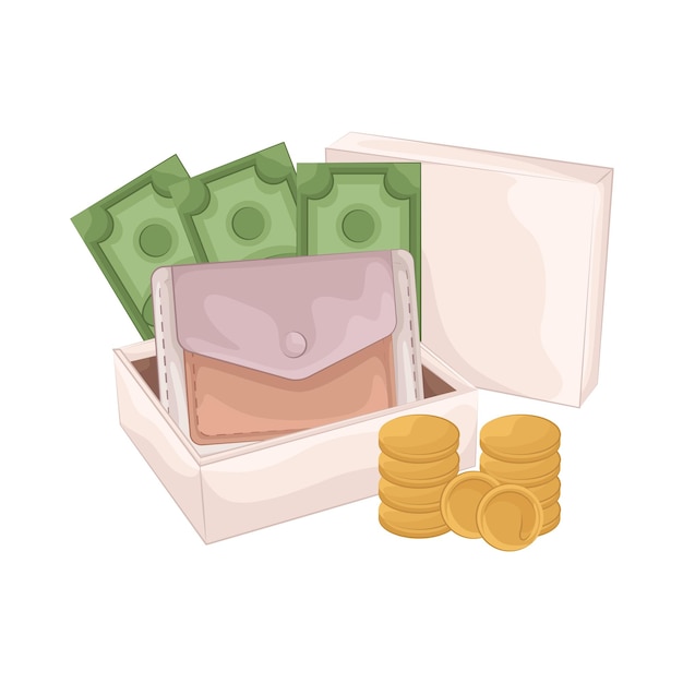 Illustration of wallet