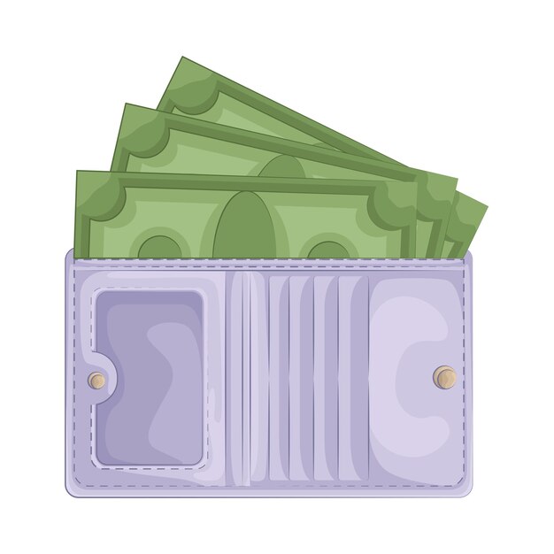 Illustration of wallet