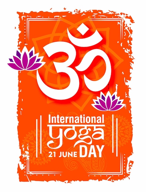 illustration of woman for international yoga day web banner EPS10 vector