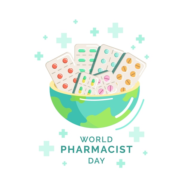 Illustration of world pharmacist day