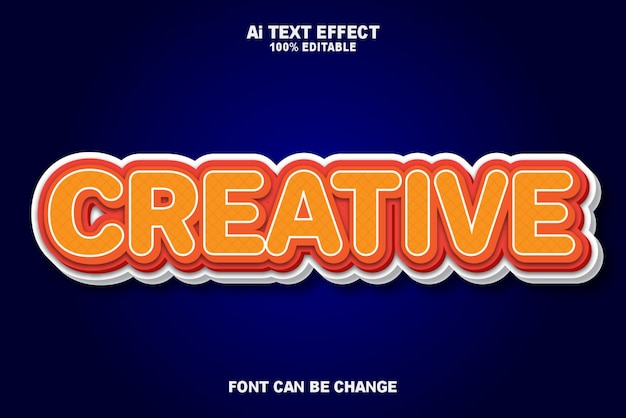 Illustrations Creative Text Effects Style