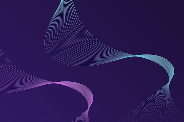 An image featuring a vibrant purple background with wavy lines spreading across it