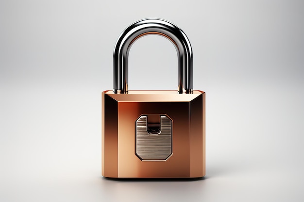 An image of a padlock lock