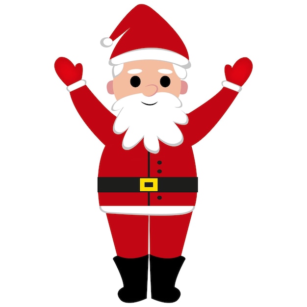 ImprimirChristmas Santa Claus happy vector, eps, jpg.