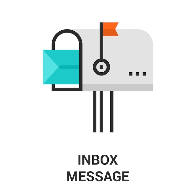 Inbox message icon