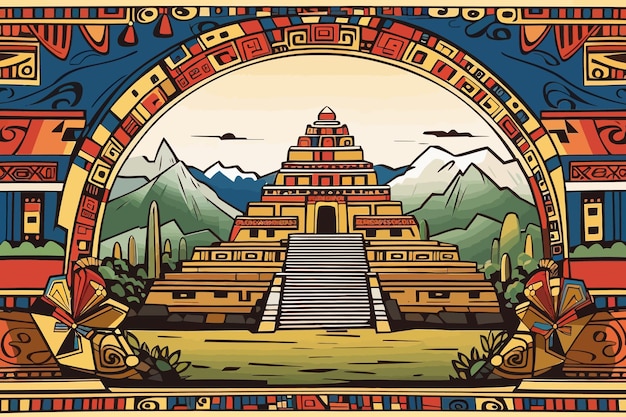 inca ancient traditional background