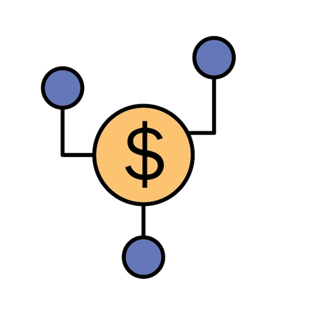 Income Planning Financial Technology Icon