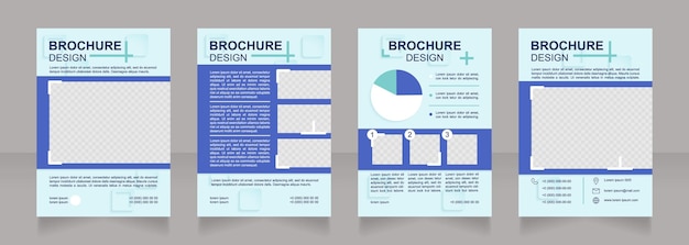 Increasing advertising expenditures blank brochure design