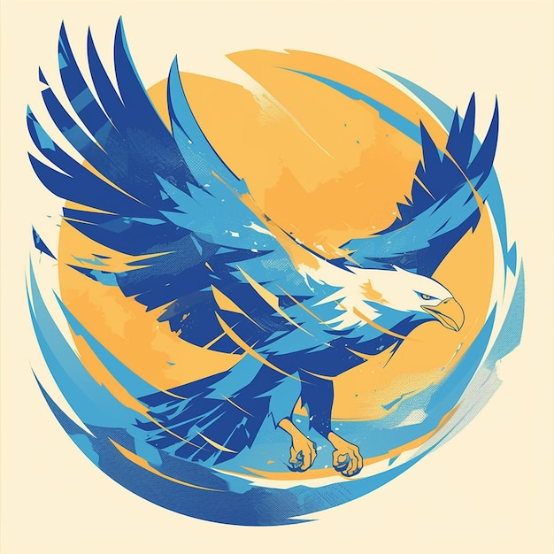 Independence Day 2024 Eagle Soar Logo