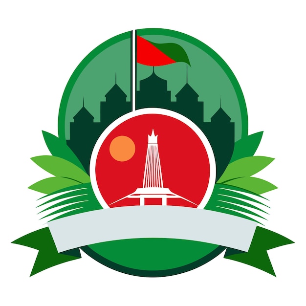 Independence Day Bangladesh logo icon