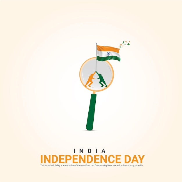 Independence Day of India Independence Day Creative Design for Social Media Post