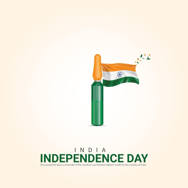 Independence Day of India Independence Day Creative Design for Social Media Post