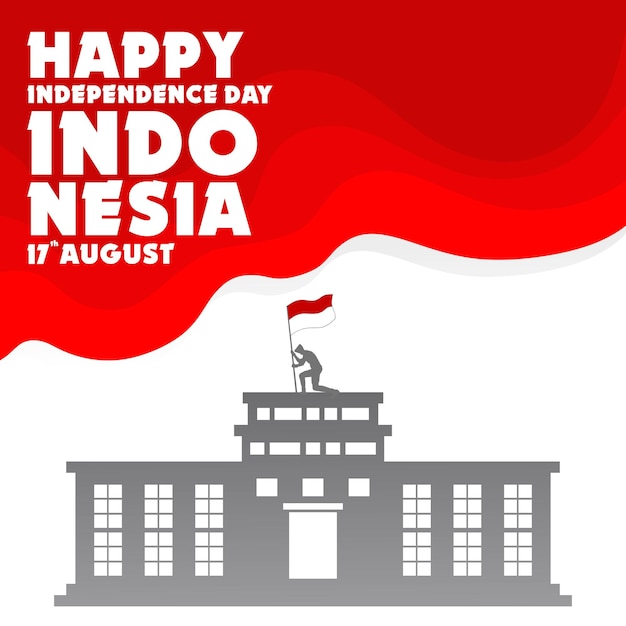 Independence day Indonesia Vector