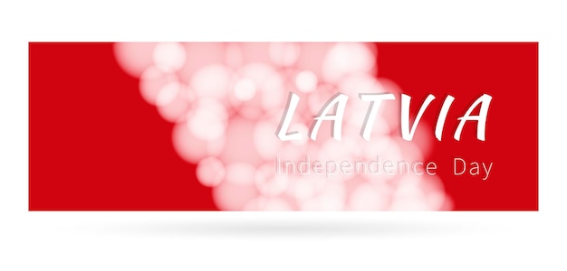 Independence day Latvia. Banner.