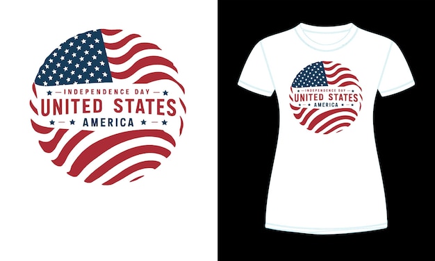 independence day united states America t shirt design