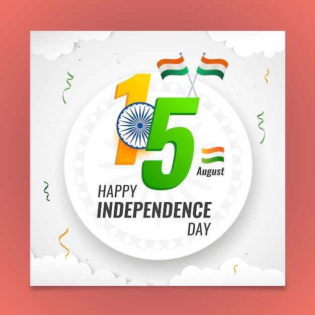 India Happy Independence Day Social Media Post