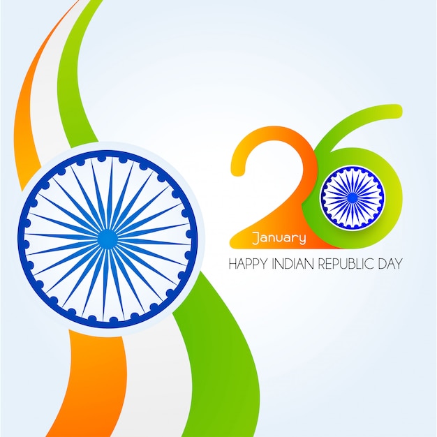 India Republic Day. 26 January Indian Background