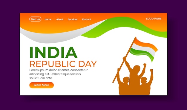 india republic day template design