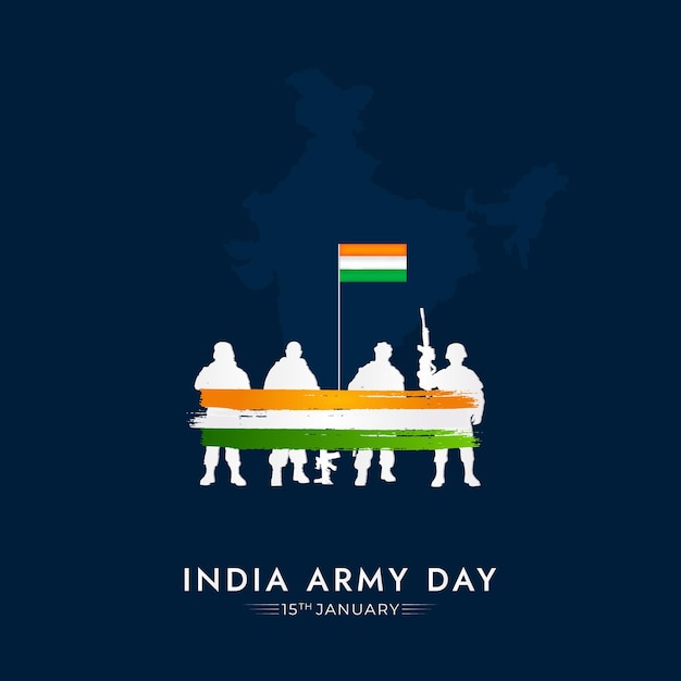 Indian army day 15 January social media post