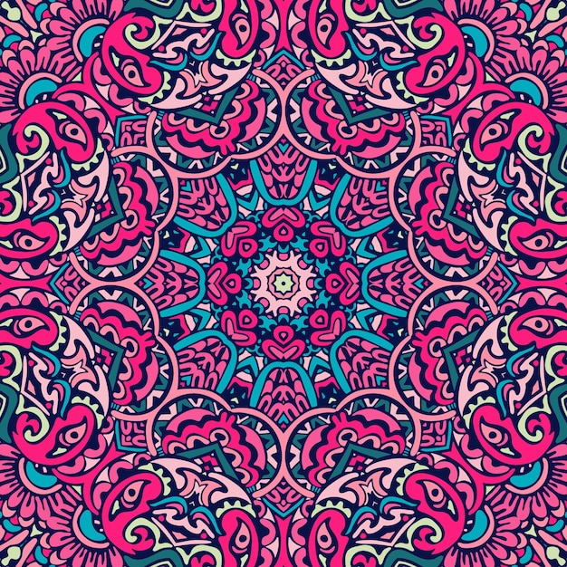 Indian floral paisley medallion pattern