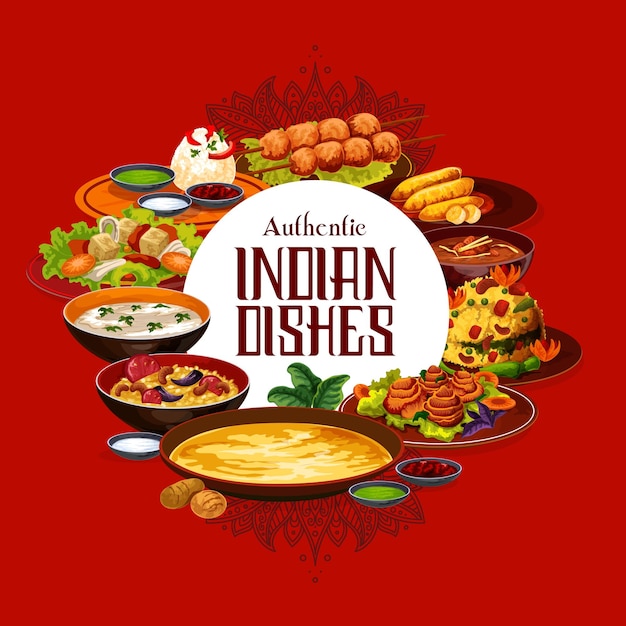 Indian food authentic dishes cuisine menu