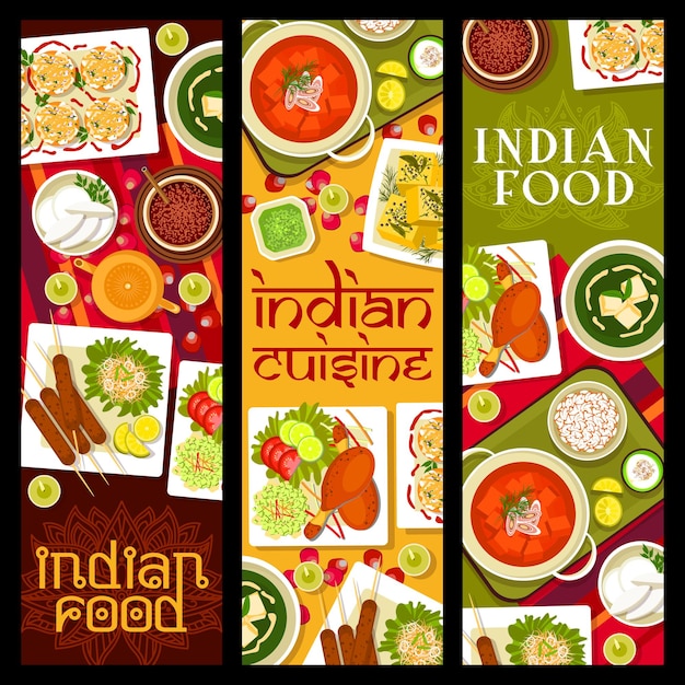 Indian food restaurant dishes