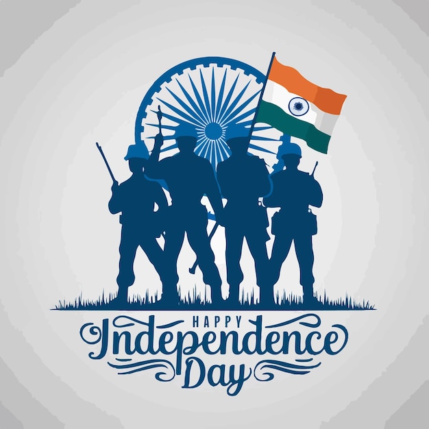 Indian Independence Day celebration illustration