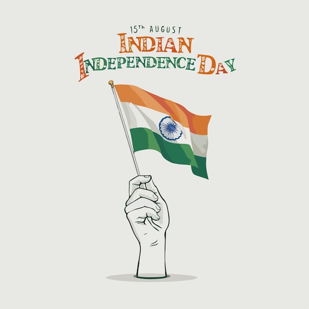 Indian Independence Day celebration illustration