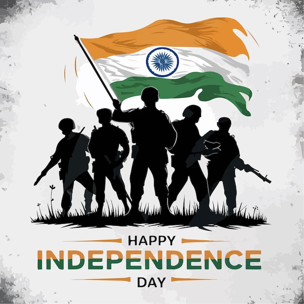 Indian Independence Day celebration illustration