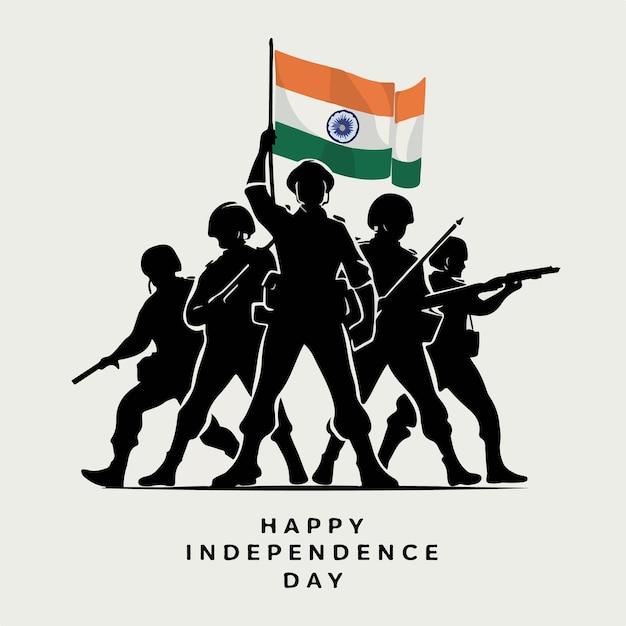 Indian Independence Day celebration illustration