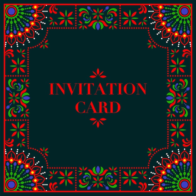 indian invitation card