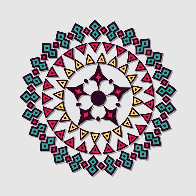 Indian mandala vector