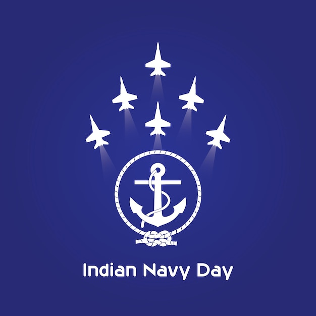 Indian Navy Day, 4th December. Indian Navy in defending the sea and conquering the sea.