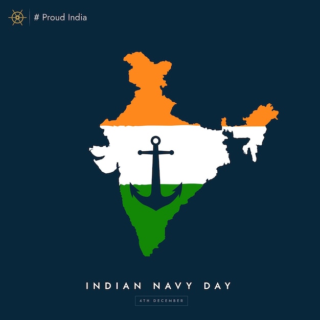 Indian Navy Day Social Media Post