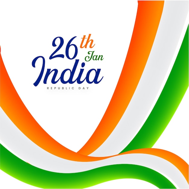 Indian Republic Day 26 January National Poster Social Media Poster Banner Free Vector