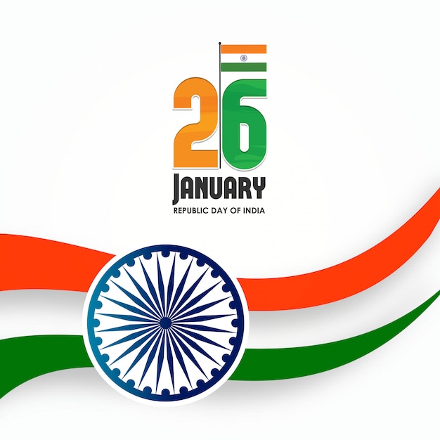 Indian republic day 26th January Background