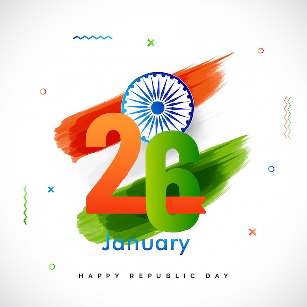 Indian Republic Day Background.