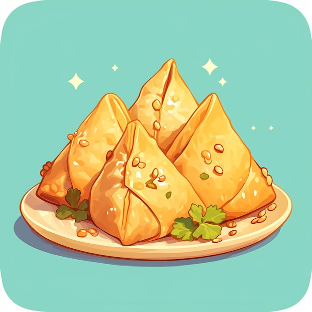 Indian Samosa and Fried Pastry