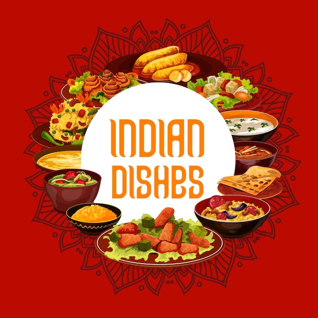 Indian traditional India cuisine food menu