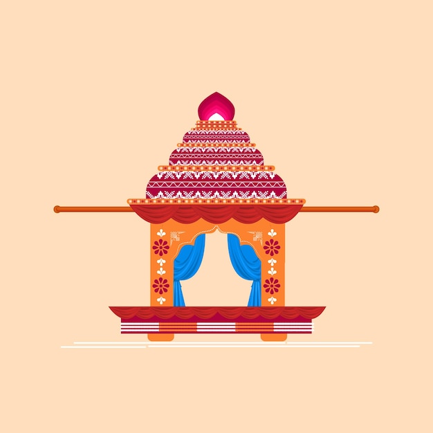 Indian wedding Elements Vector Art wedding doli