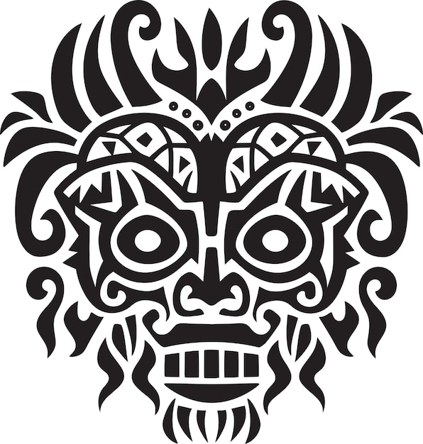 Indigenous Impressions Dayak Pattern Vector Design for Ethnic Representation Borneo Beauty Vector G