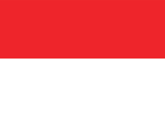 Vector indonesia flag