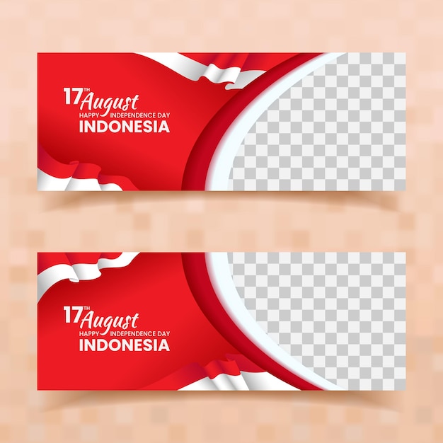 Indonesia independence day 17 august banner