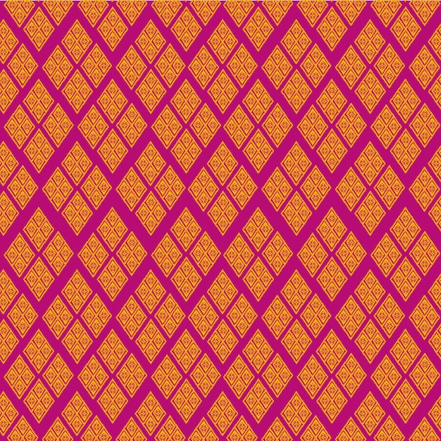 Indonesian Batik Background Pattern Vector