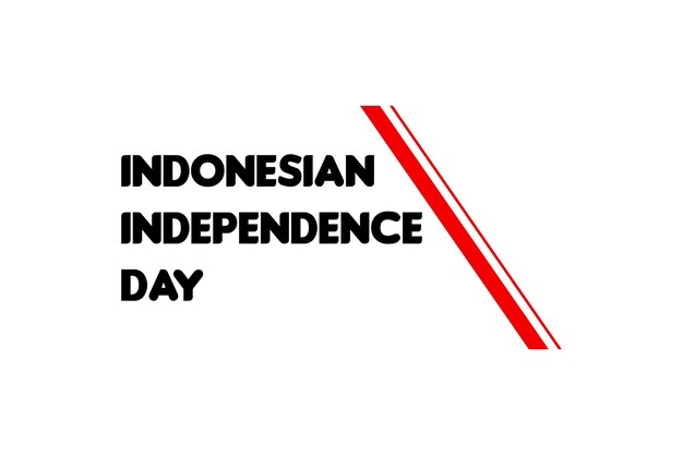 Indonesian Independence Day Web Banner Design Vector