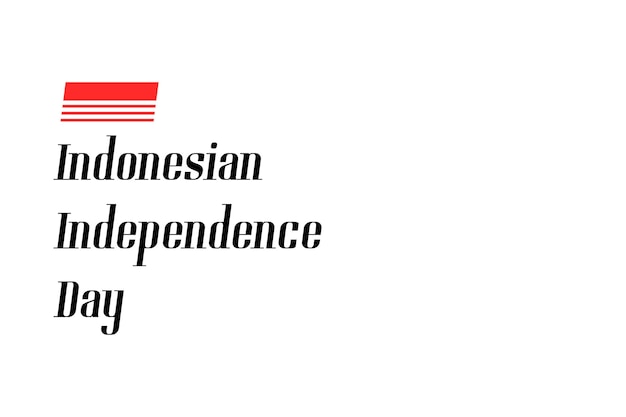 Indonesian Independence Day Web Banner Design Vector